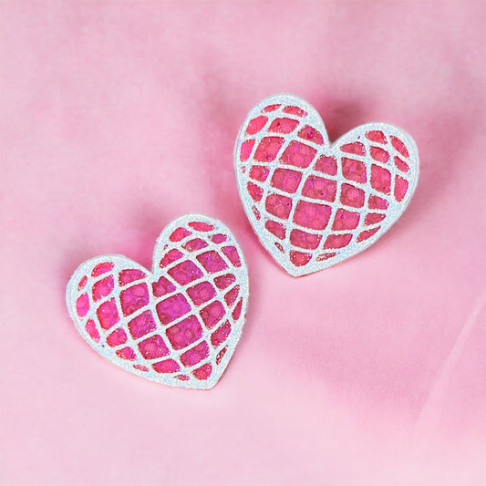 Pink Disco Heart Vent Clip Set