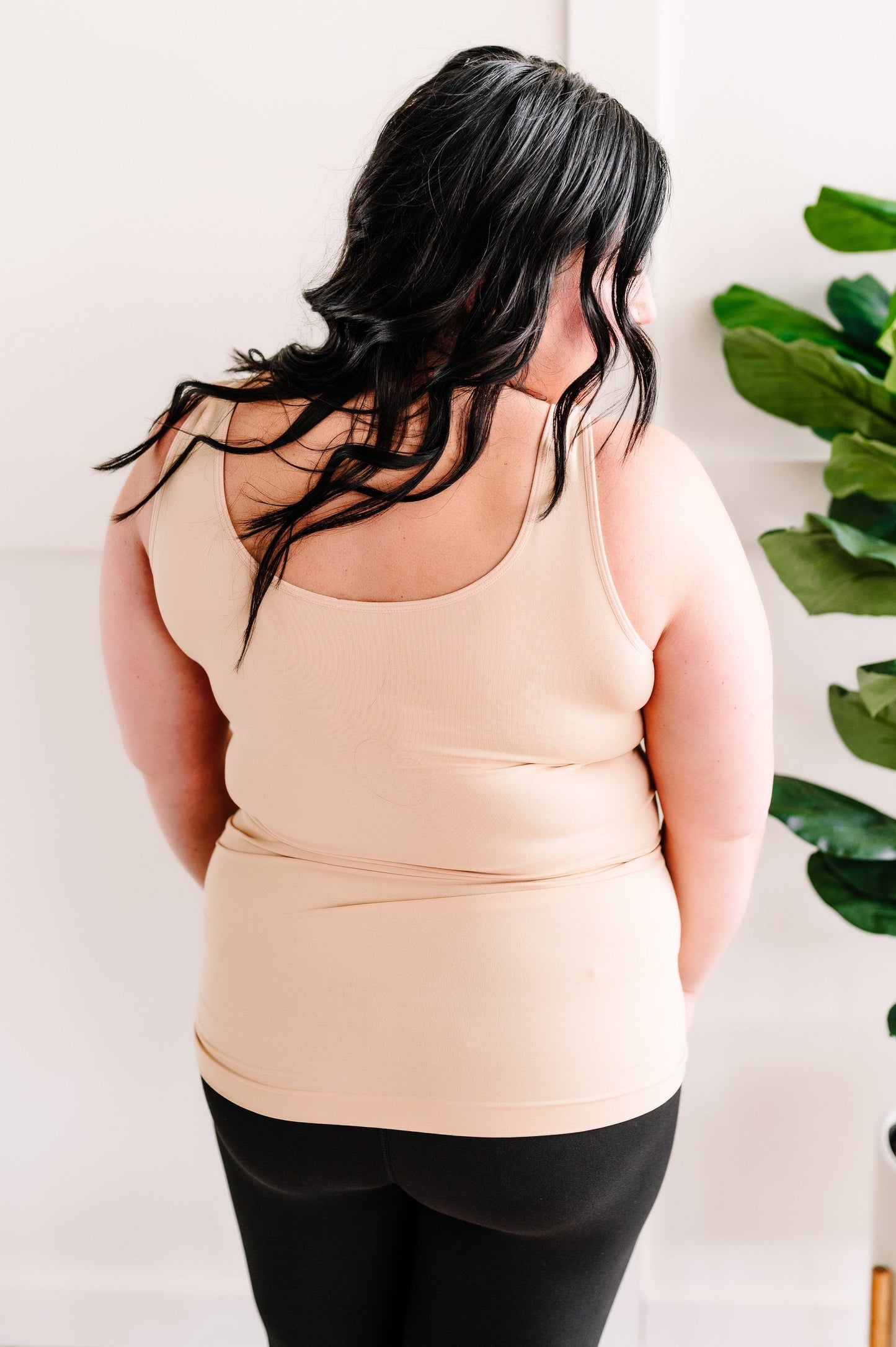 Seamless Reversible Tank Top In Nude