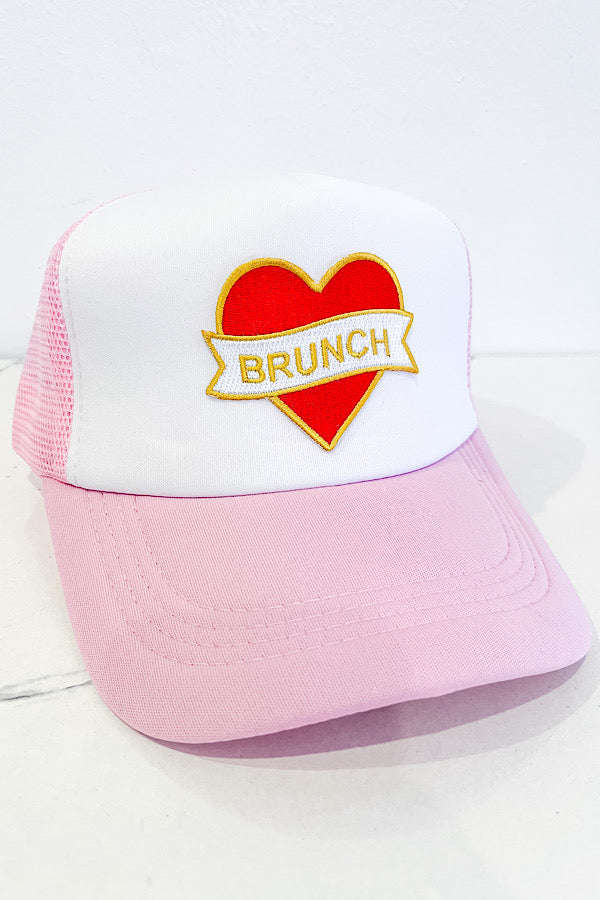 Brunch Love Pink Trucker Hat